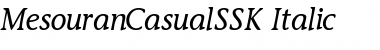 Download MesouranCasualSSK Font