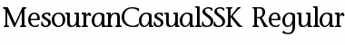 Download MesouranCasualSSK Font