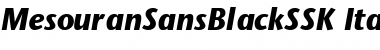 Download MesouranSansBlackSSK Font