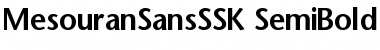 Download MesouranSansSSK Font