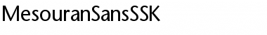 Download MesouranSansSSK Regular Font