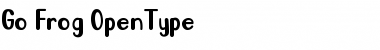 Download Go Frog Regular Font Title Preview