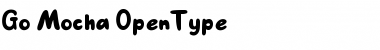 Download Go Mocha Regular Font Title Preview