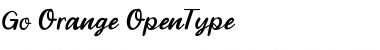 Download Go Orange Regular Font Title Preview