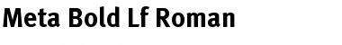 Download Meta Bold Roman Font