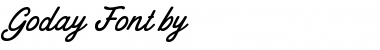 Download Goday Regular Font Title Preview