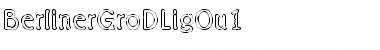 Download BerlinerGroDLigOu1 Regular Font Title Preview