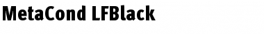 Download MetaCond Black Font