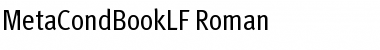 Download MetaCondBookLF Roman Font