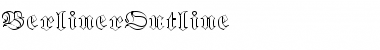 Download BerlinerOutline Regular Font Title Preview