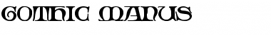 Download Gothic Manus Regular Font Title Preview