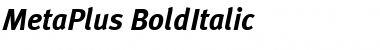 Download MetaPlus Bold Italic Font