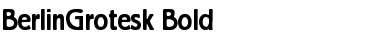 Download BerlinGrotesk Bold Font Title Preview