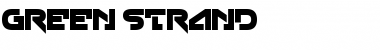 Download Green Strand Regular Font Title Preview