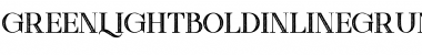 Download Green Light Bold Inline Grunge Bold Inline Grunge Font Title Preview