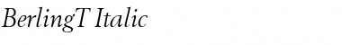 Download BerlingT Italic Font Title Preview