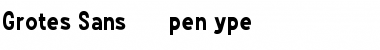 Download Grotes Sans DEMO Regular Font Title Preview