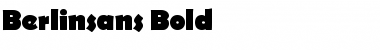 Download Berlinsans Bold Font Title Preview