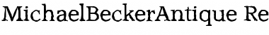 Download MichaelBeckerAntique Regular Font