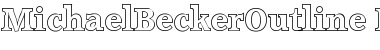 Download MichaelBeckerOutline-ExtraBold Regular Font