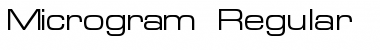 Download Microgram Regular Font
