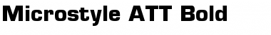 Download Microstyle ATT Bold Font