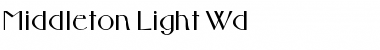 Download Middleton-Light Wd Regular Font