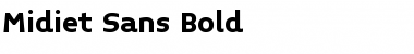 Download Midiet Sans Bold Font