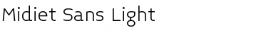 Download Midiet Sans Light Font