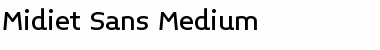 Download Midiet Sans Medium Font