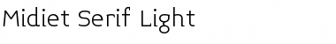 Download Midiet Serif Light Font