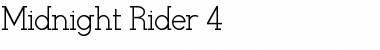 Download Midnight Rider 4 Regular Font