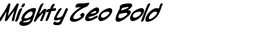 Download Mighty Zeo Bold Font