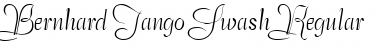 Download Bernhard Tango Swash Regular Font Title Preview