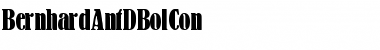 Download BernhardAntDBolCon Regular Font Title Preview