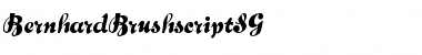 Download BernhardBrushscriptSG Regular Font Title Preview