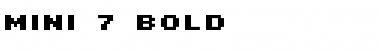 Download Mini 7 Bold Font