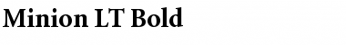Download Minion LT Bold Regular Font