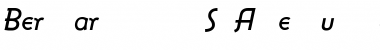 Download BernhardGothicSGA Italic Font Title Preview