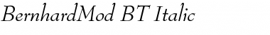 Download BernhardMod BT Italic Font Title Preview