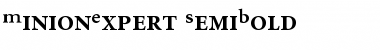 Download MinionExpert-SemiBold Semi Bold Font