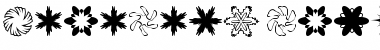 Download MiniPics-Snowflakes Roman Font