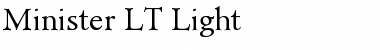 Download Minister LT Light Regular Font