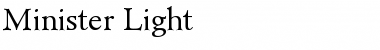 Download Minister-Light Light Font