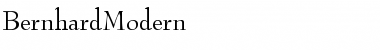 Download BernhardModern Regular Font Title Preview