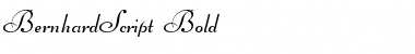 Download BernhardScript Bold Font Title Preview