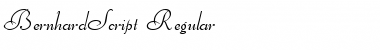 Download BernhardScript Regular Font Title Preview
