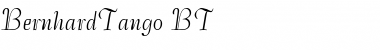 Download BernhardTango BT Regular Font Title Preview