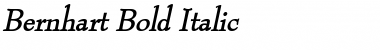Download Bernhart Bold Italic Font Title Preview