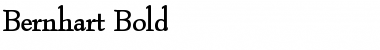 Download Bernhart Bold Font Title Preview